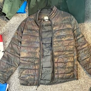Camo bubble jacket